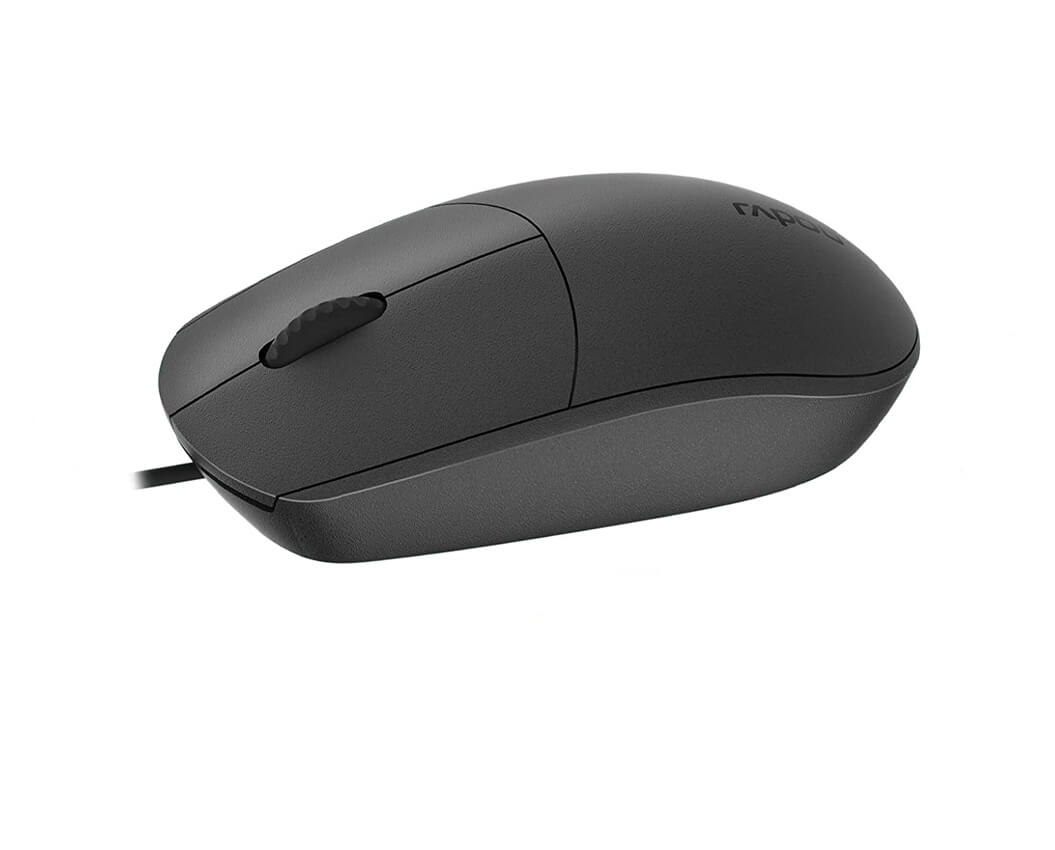 Rapoo Optical Mouse N100 Black Digitonia Systems Ltd