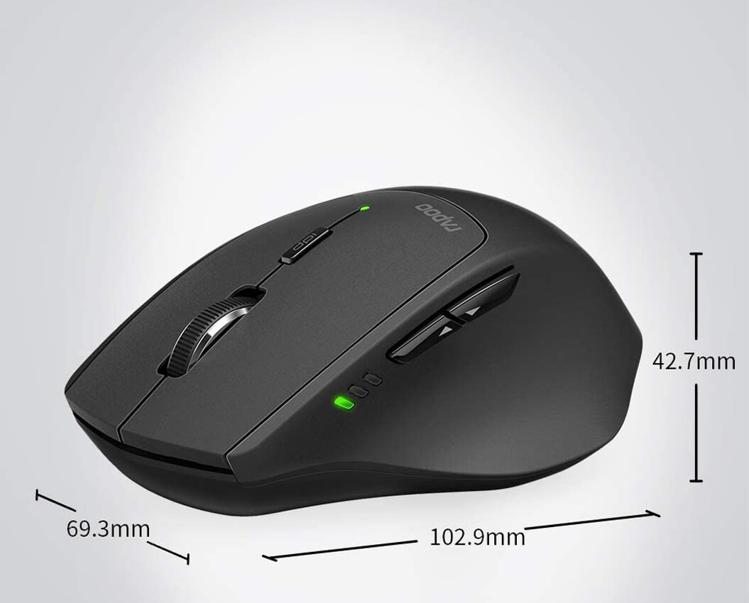 Rapoo Multi-Mode Wireless Mouse MT550 - Digitonia Systems Ltd