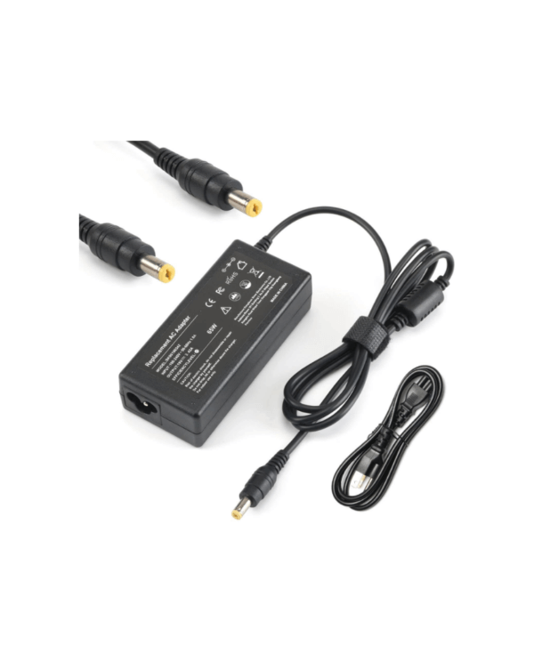 Laptop Charger Acer 19V 3.42A with Power Cable (Replacement Part)