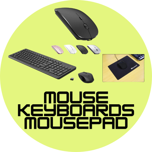 Mouse, Keyboards & Mousepads