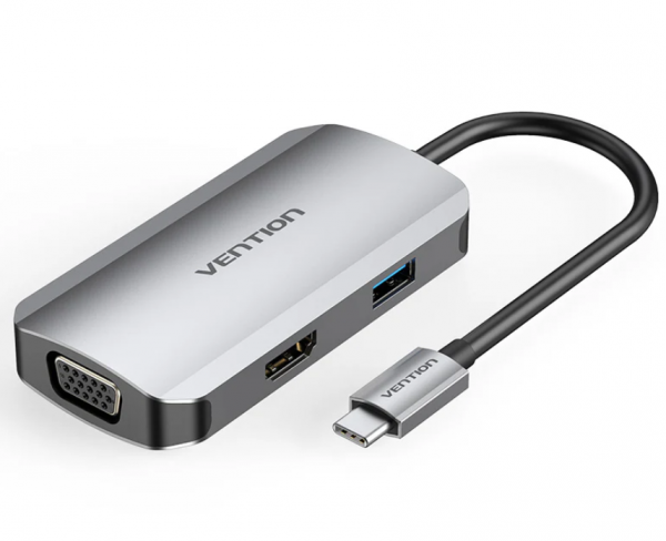 Vention 4-in-1 USB-C Docking Station TOAHB