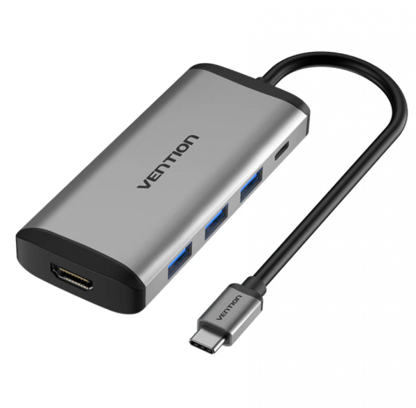 Vention 5-in-1 USB-C Docking Station CNBHB