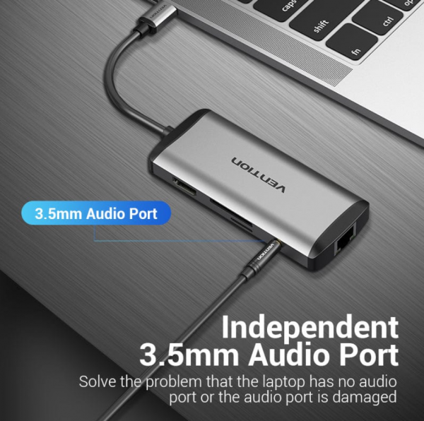 Vention 9-in-1 USB-C Docking Station THAHB - Image 3