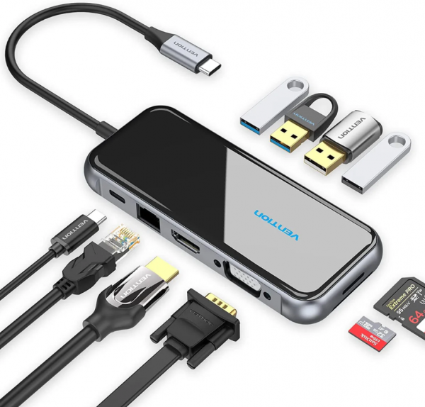 Vention 10-in-1 USB-C Docking Station TFGHB