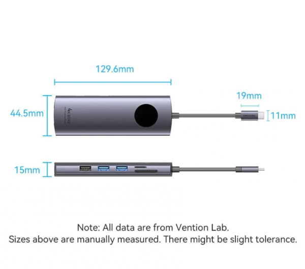 Vention 10-in-1 USB-C MST Docking Station-TQWHB - Image 2