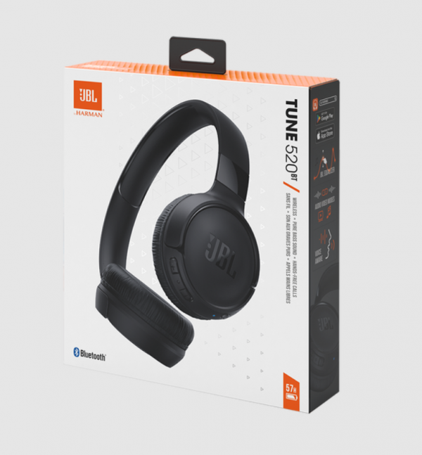 JBL Tune 520BT Wireless Bluetooth Headphones - Black JBLT520BTBLKEU - Image 3