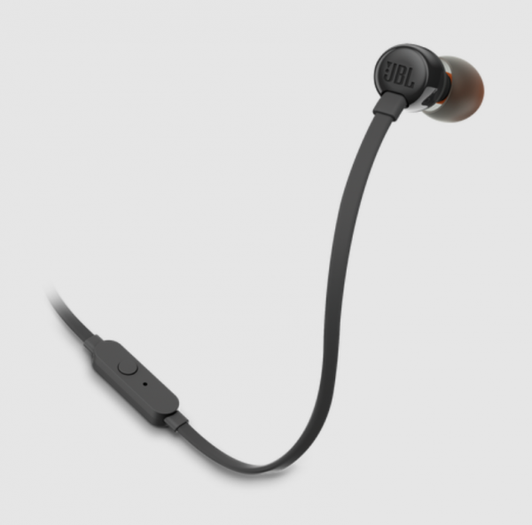 JBL T110 In Ear Headphones Black JBLT110BLK - Image 3