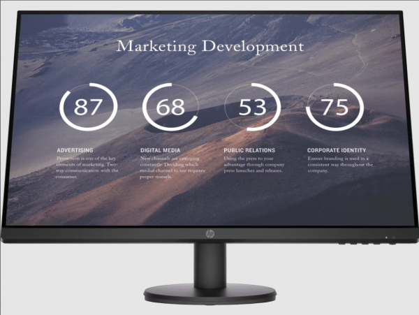 HP P27v G4 Monitor - Image 6